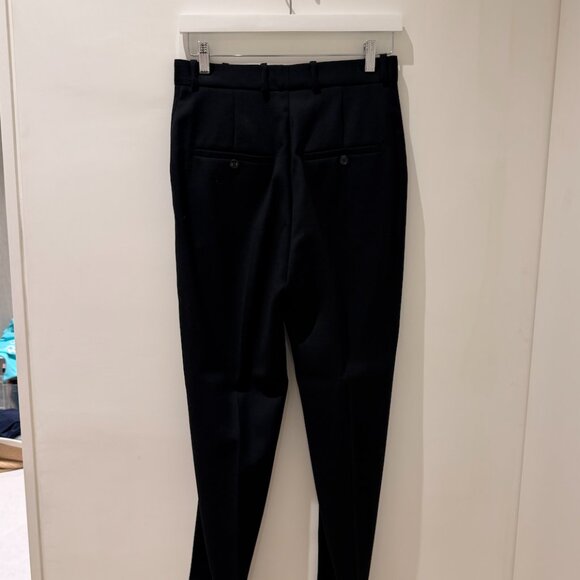 TOTEME Sewn pleat wool trousers Black Size 36 - LIKE NEW - Picture 8 of 11